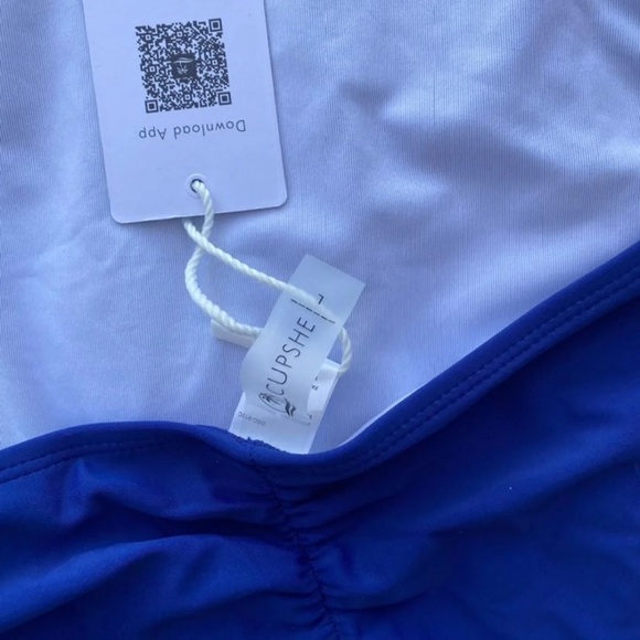 NWT Cupshe Royal Blue and Lace bikini - Picture 6 of 7